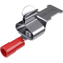 Clip de blindage Hebotec HSK-RKS-Z 1,5 - 3 R1,5² – Acier à ressort galvanisé – Longueur 36.5 mm – Diamètre de perçage max