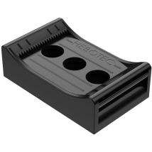 Hebotec - Kbs 20 - 100 Klettbandsockel Zum Anschrauben Schwarz 1 St.