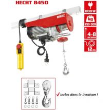 Hecht 8450 Treuil électrique Capacité jusqu’à 500kg hauteur de levage 6-12m 800 watts