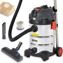 8314 z Aspirateur industriel eau et poussiere avec reservoir 30L - Hecht