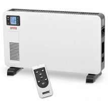 Jardin Radiateur electrique avec chauffage rapide et confortable 2300W, ecran lcd et telecommande - Hecht
