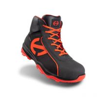 Chaussures de sécurité run-r 300 s3 noir et rouge heckel - Pointure : 41 - HECKEL UVEX-HECKEL FRANCE