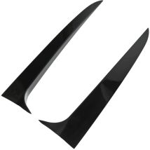 Heckscheiben-Seitenspoiler, Paar ABS-Heckscheiben-Spoiler-Abdeckungs-Zierleisten-Flügel Links Rechts Glänzend Schwarz Ersatz für X3 F25 2011-2017