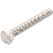 Sechskantschrauben M10x35 ohne Schaft ISO4017 - Edelstahl A2-70, - 100 Stück