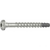 Mms plus p Halbrundkopf 7.5x 75 Edelstahl A4 Multi-Monti Schraubanker - Heco