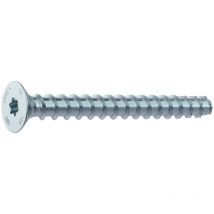 Mm plus Senkkopf 7,5x80 Schraubanker mit Bewertung, Stahl verzinkt - 50 Stück - Heco