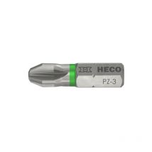 PZD-3 Puntas Pozi-Drive, código verde - Caja de 10 - 57106 - Heco