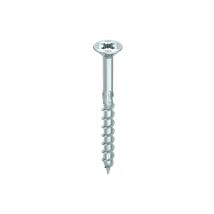 Topix-Plus Schraube - Ø5x60mm - Runder Kopf - Variables Gesamtgewinde - PZ2 - Packung mit 200 Stück - 60933 - Heco