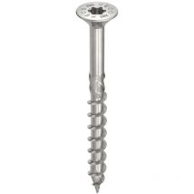 HECO-Topix-Plus-Schraube - Ø6x140mm - Senkkopf mit Frästaschen - Teilgewinde - T30 - Packung mit 100 Stück - 61838