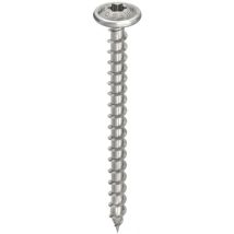 Topix-Plus-Schraube - Ø8x120mm - Breiter Rundkopf - Gesamtgewinde - T40 - Packung mit 50 Stück - 61860 - Heco