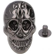 Heepdd 20 stücke Skeleton Ghost Niet, Schädel Crossbone 3D Ghost Niet Stud Punk Dekorative Knöpfe mit 20 Stücke Schrauben für Tasche Ledergürtel diy