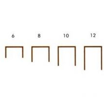 Heftklammern stcr 5019 - 6 mm Galva - Packung zu 5000 - arca - SASTCR501906