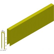Heftklammern Type h verzinkt geharzt 25 mm H25CNKHA - Prebena