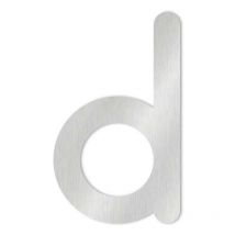 Heibi 1x max Hausnummer/Buchstabe zur Wahl Edelstahl 10/16 cm 0 1 2 3 4 5 6 7 8 9 a b c d / Buchstabe d