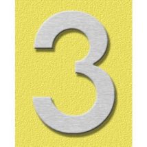 Heibi Hausnummer midi 3 Edelstahl 64473-072