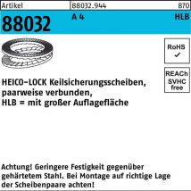 Heico - Keilsicherungsscheiben geklebt a 4 19,5 x 34,5 x 3,4 s 100 Stk