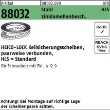 Keilsicherungsscheibe R 88032 Hls-30 Stahl Zinklamellenbesch. Geklebt