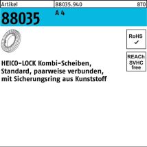Kombischeibe R 88035 A 4 – 200 Stück – Durchmesser 12 mm – Gewicht 0,288 kg – Heico