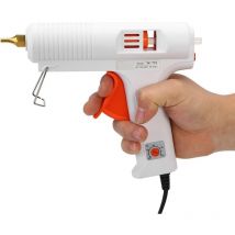 Heißklebepistole, hohe Temperatur, volle Größe, 110 W, professionelles, einstellbares Heißklebepistolen-Reparaturwerkzeug mit konstanter Temperatur