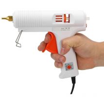 Beijiyi - Heißklebepistole, Schmelzpistole mit einstellbarer Temperatur, Abzugspistole, flexibel, volle Größe für Heimwerkerarbeiten und schnelle