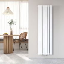 Heizkörper Design Flachheizkörper Paneelheizkörper Einlagig Mittelanschluss 1600x460mm Weiß - Heilmetz