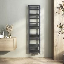 Badheizkörper Antrazit Handtuchtrockner Mittelanschluss Heizung Handtuchwärmer 160 x 40cm - Heilmetz