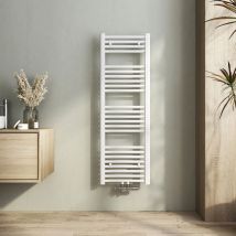 Badheizkörper Weiß Handtuchtrockner Mittelanschluss Heizung Handtuchwärmer 120 x 40cm - Heilmetz