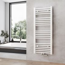 Heilmetz bagno radiatore asciugamano riscaldamento 1000 x 400 mm bianco radiatore asciugamano collegamento centrale scaldasalviette