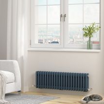 Heilmetz - Traditional Radiator Central Heating Rads 3 Column Horizontal 300 × 1010mm Anthracite