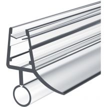 Heilmetz - joint de remplacement déflecteur d'eau joint de douche anti-surge cabine de douche salle de bain 7-8mm verre 800mm