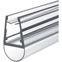 Heilmetz - joint de remplacement déflecteur d'eau joint de douche anti-surge cabine de douche salle de bain 7-8mm verre 800mm