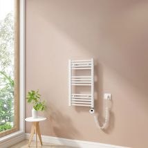 Radiadores Toalleros Eléctricos 238W Radiador Secatoallas Modos Temporizador y Termostato Blanco 70x40cm - Heilmetz