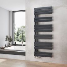 Heilmetz - radiatore bagno antracite scaldasalviette 500 x 1385 mm radiatore bagno scaldasalviette