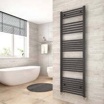 Heilmetz - Straight Heated Towel Rail Bathroom Warmer Heating Radiator Anthracite 1600×500mm Suitable for 8m²