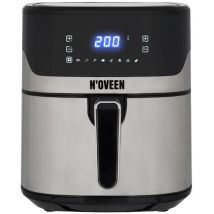 Noveen - Heißluftfritteuse AF550 6,5 l 1600 w Schwarz, Silber