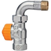 Heimeier - Imi Thermostat-ventilunterteil Eclipse, Durchgang Mit Bogenverschraubung, Dn15