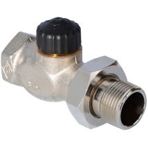 Heimeier - vanne thermostatique de radiateur 1 droite acier inoxydable 4,20 m3 h