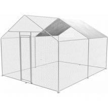 Zipper - Heimtiergehege 3x4x2,5 M Freigehege Gehege Tiergehege Zi-cr342