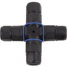 Heitronic 45613 Connettore Per Cavo (l X A X P) 106 X 102 X 26 Mm, Nero