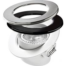 Heitronic - 500593 DL7002 Luminaire à led encastrable led led intégrée 5.5 w blanc