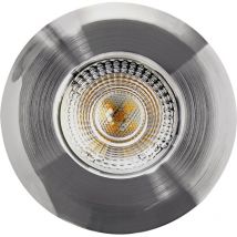 500668 DL7202 Luminaire à led encastrable led led intégrée 5 w nickel - Heitronic