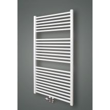 Schulte Badheizkörper Turbo 113,5 X 60 Cm Weiß 627 Watt Anschluss Seitlich Heizkörper