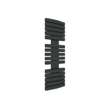 Matisère - Heizkörper Warmwasser Schwarz 1705mm Höhe 400mm Breit - 1011 Watt - Iro1705/400dzxnn