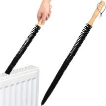 Heizkörperbürste Mit Langem Und Flexiblem Holzgriff – Bürste Mit Weichen Borsten – Aimoonsa