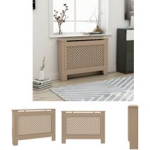 The Living Store Heizkörperverkleidung 112x19x81,5 cm MDF - Heizkörper-Zubehör