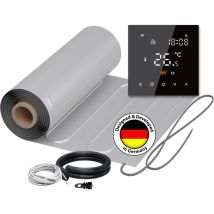 Heizmatte Warmon Alu 150 W/m² Inkl. Ts 300 Thermostat Schwarz - 1 M²
