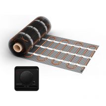 Warmon - Heizmatte classic 150 W/m² mit Thermostat AC3082H analog, schwarz - 8 m²