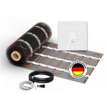 2x Heizmatten Warmon classic light 100 W/m² (10+6 m²) inkl. ts 300 Thermostat weiß - 16 m²