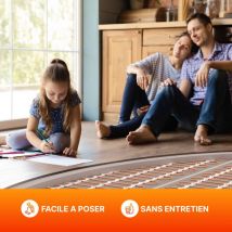 Warmon - Heizmatte classic light 100 W/m² mit Thermostat s 100 Serie