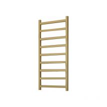Gold-Heißwasser-Handtuchtrockner, 480 mm hoch und 500 mm breit - 173 Watt - SIM480/500SXBRA